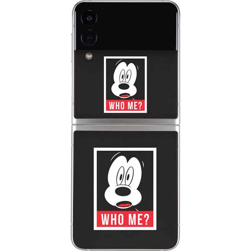 Disney Mickey Mouse Who Me Galaxy Z Flip4 5G Skin