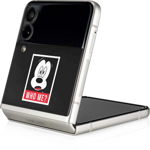 Disney Mickey Mouse Who Me Galaxy Z Flip4 5G Skin