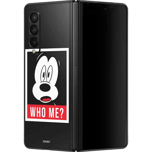 Disney Mickey Mouse Who Me Galaxy Z Fold3 5G Skin