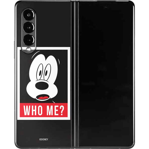 Disney Mickey Mouse Who Me Galaxy Z Fold3 5G Skin
