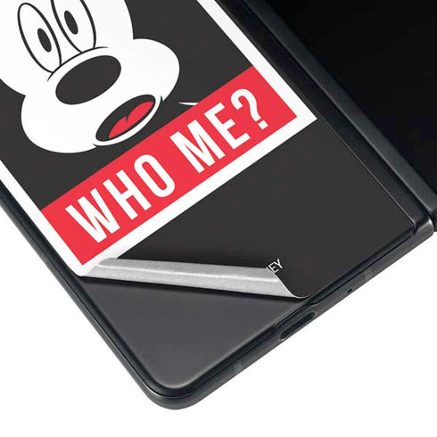 Disney Mickey Mouse Who Me Galaxy Z Fold3 5G Skin