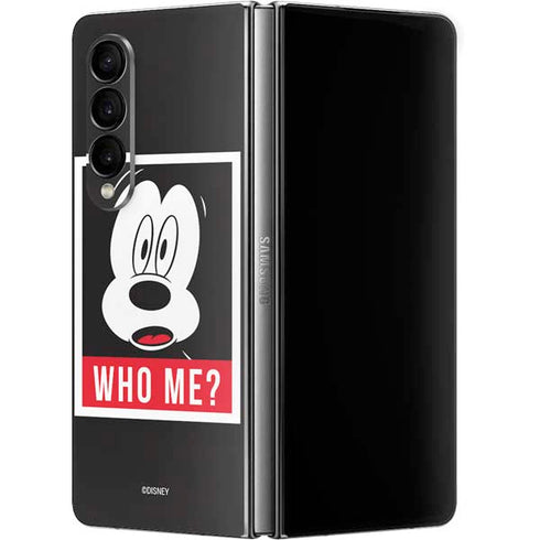 Disney Mickey Mouse Who Me Galaxy Z Fold4 5G Skin