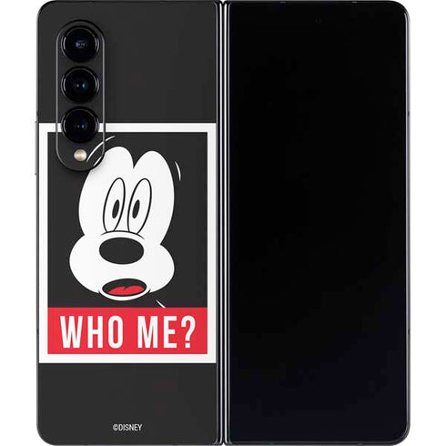 Disney Mickey Mouse Who Me Galaxy Z Fold4 5G Skin