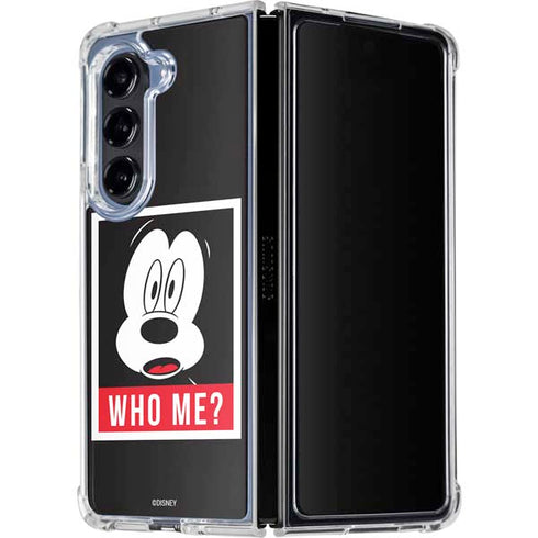Disney Mickey Mouse Who Me Galaxy Z Fold5 5G Clear Case