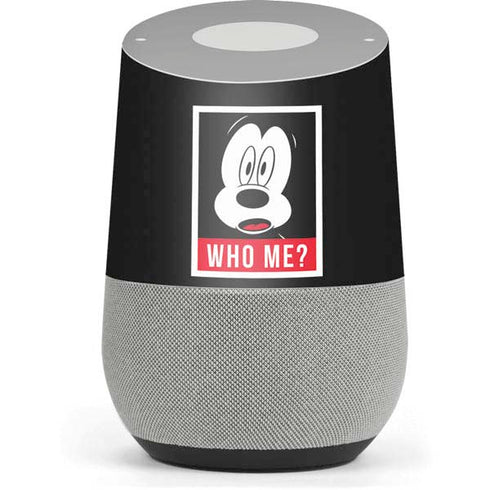 Disney Mickey Mouse Who Me Google Home Skin