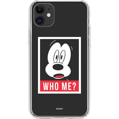 Disney Mickey Mouse Who Me iPhone 11 Clear Case