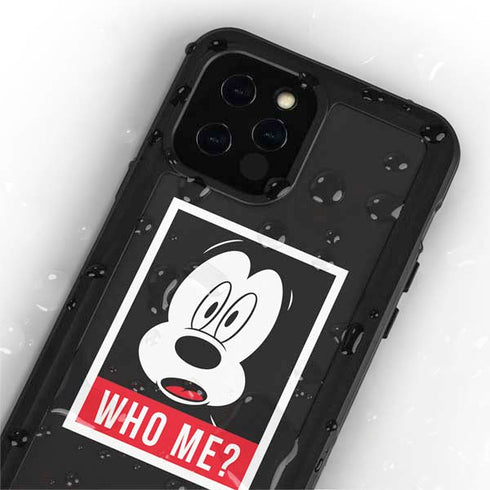 Disney Mickey Mouse Who Me iPhone 12 Pro Waterproof Case