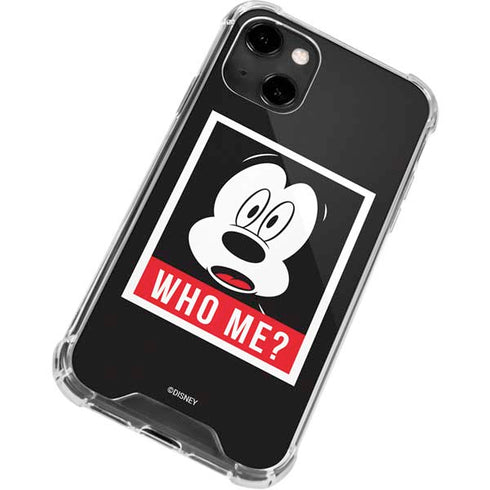Disney Mickey Mouse Who Me iPhone 13 Clear Case