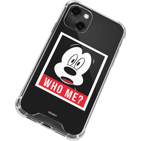 Disney Mickey Mouse Who Me iPhone 13 Mini Clear Case