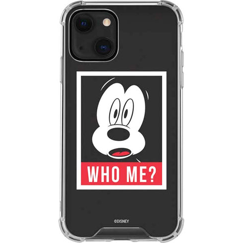 Disney Mickey Mouse Who Me iPhone 14 Clear Case