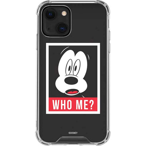 Disney Mickey Mouse Who Me iPhone 14 Plus Clear Case