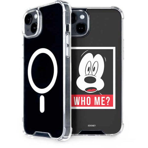 Disney Mickey Mouse Who Me iPhone 15 Plus MagSafe Case