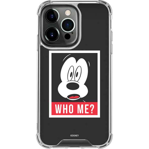 Disney Mickey Mouse Who Me iPhone 14 Pro Clear Case