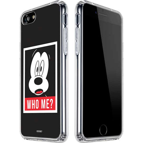Disney Mickey Mouse Who Me iPhone SE (2nd & 3rd Gen) Clear Case