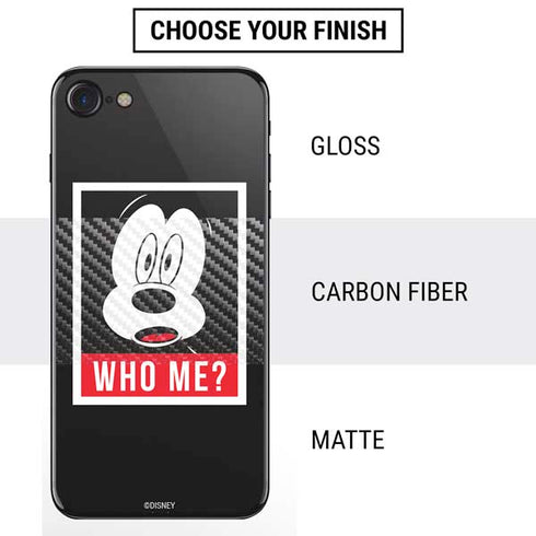 Disney Mickey Mouse Who Me iPhone SE (2nd & 3rd Gen) Skin