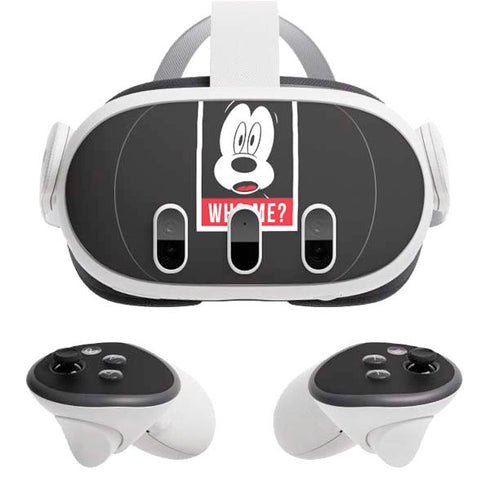 Disney Mickey Mouse Who Me Meta Quest 3 Skin