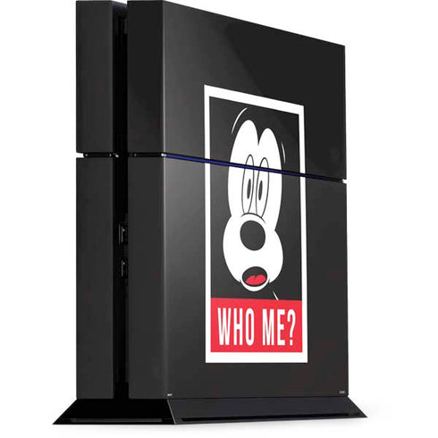 Disney Mickey Mouse Who Me PS4 Console Skin