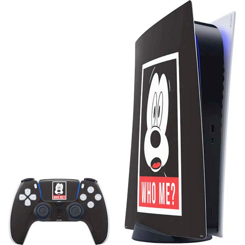 Disney Mickey Mouse Who Me PS5 Digital Edition Bundle Skin