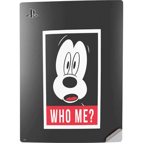 Disney Mickey Mouse Who Me PS5 Digital Edition Console Skin