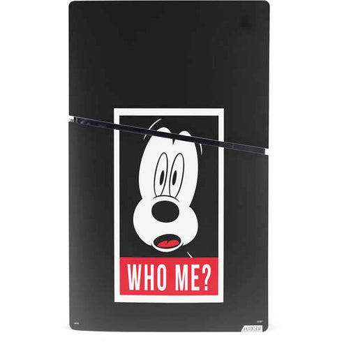 Disney Mickey Mouse Who Me PS5 Slim Digital Edition Bundle Skin