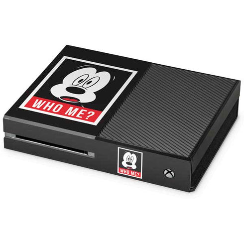 Disney Mickey Mouse Who Me Xbox One Console Skin