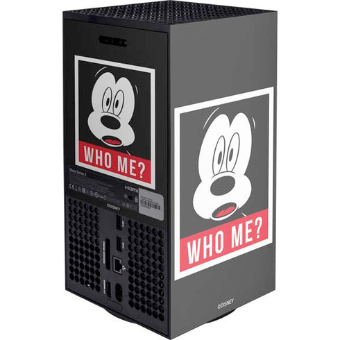 Disney Mickey Mouse Who Me Xbox Series X Console Skin