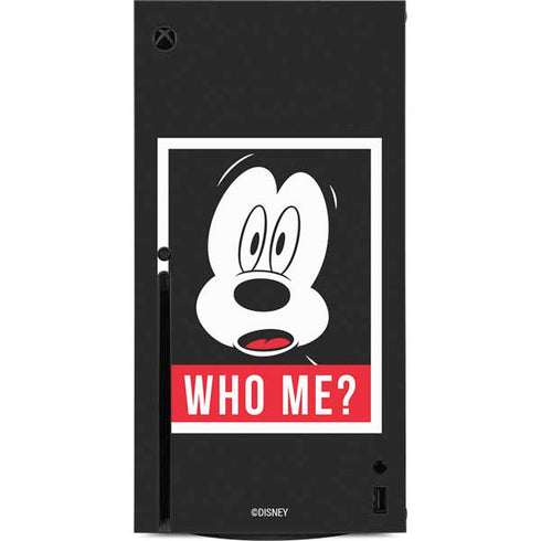 Disney Mickey Mouse Who Me Xbox Series X Console Skin