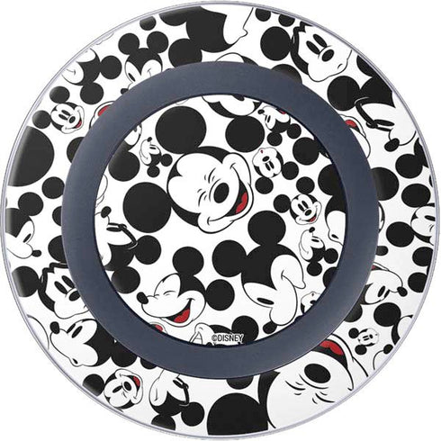 Disney Mickey Mouse Face Pattern Wireless Charger Skin