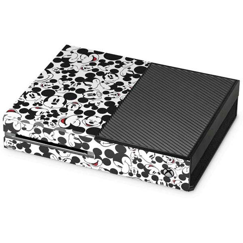 Disney Mickey Mouse Face Pattern Xbox One Console Skin