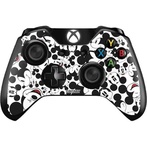 Disney Mickey Mouse Face Pattern Xbox One Controller Skin