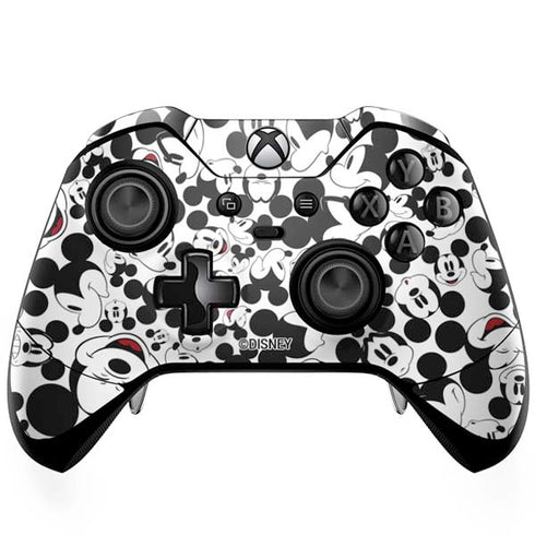Disney Mickey Mouse Face Pattern Xbox One Elite Controller Skin