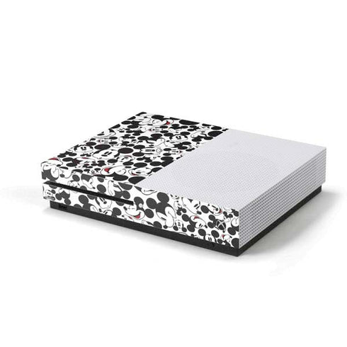 Disney Mickey Mouse Face Pattern Xbox One S Console Skin