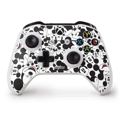 Disney Mickey Mouse Face Pattern Xbox One S Controller Skin