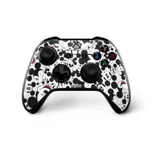 Disney Mickey Mouse Face Pattern Xbox One X Controller Skin