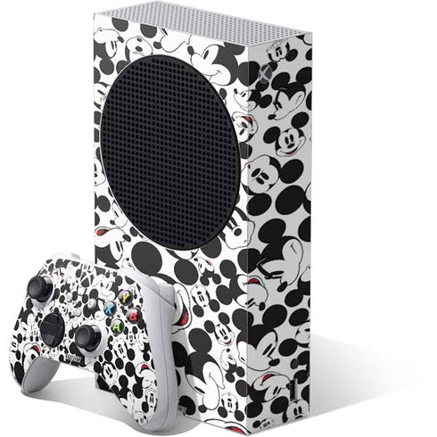 Disney Mickey Mouse Face Pattern Xbox Series S Skins