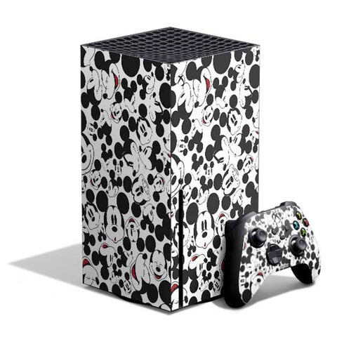 Disney Mickey Mouse Face Pattern Xbox Series X Bundle Skin