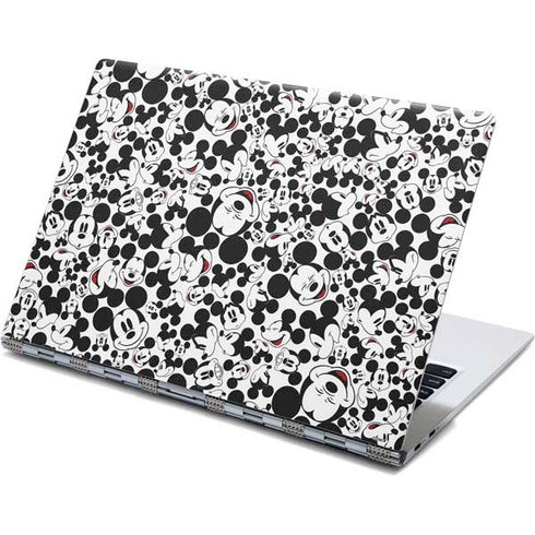 Disney Mickey Mouse Face Pattern Yoga 910 2-in-1 14in Touch-Screen Skin