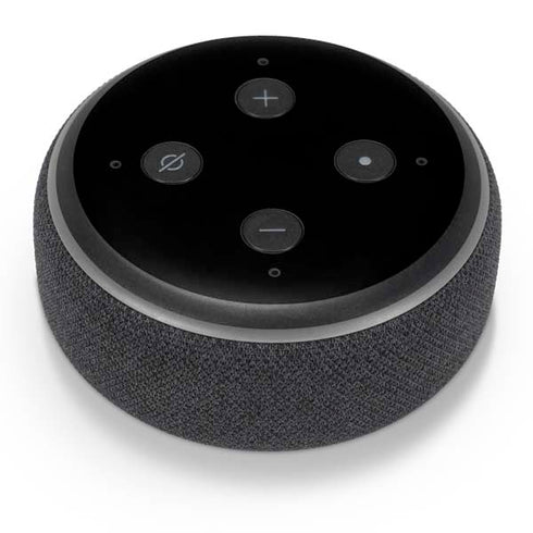 Midnight Solid Amazon Echo Dot Skin