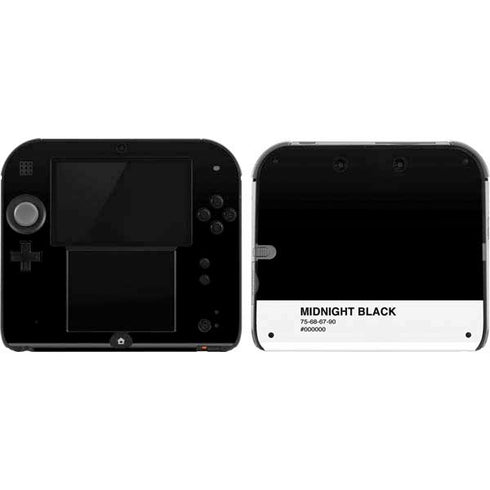Midnight Black Nintendo 2DS Skin