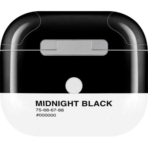 Midnight Black Apple AirPods (3rd Gen 2021) Skin