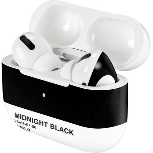 Midnight Black Apple AirPods Pro Skin
