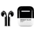 Midnight Black Apple AirPods Skin