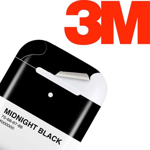 Midnight Black Apple AirPods Skin