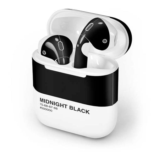 Midnight Black Apple AirPods Skin