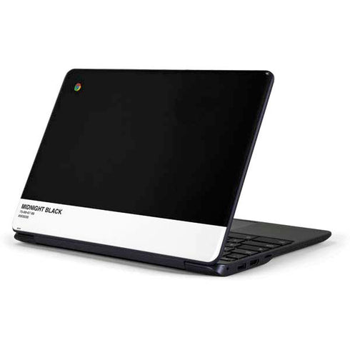 Midnight Black Samsung Chromebook Skin
