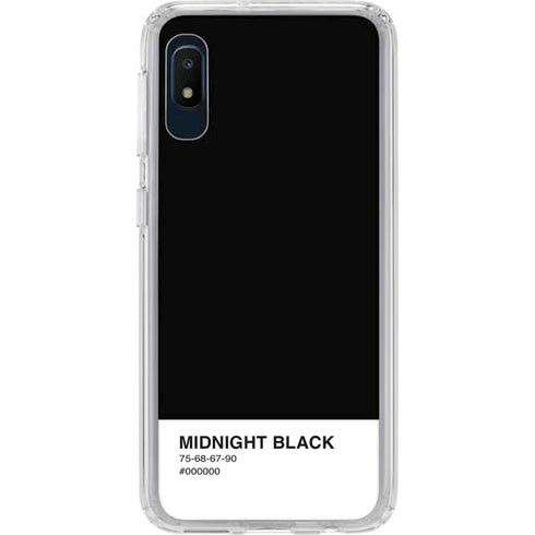 Midnight Black Galaxy A10e Clear Case