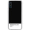 Midnight Black Galaxy A10e Clear Case