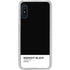 Midnight Black Galaxy A10e Clear Case