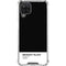 Midnight Black Galaxy A12 Clear Case