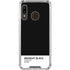 Midnight Black Galaxy A30 Clear Case